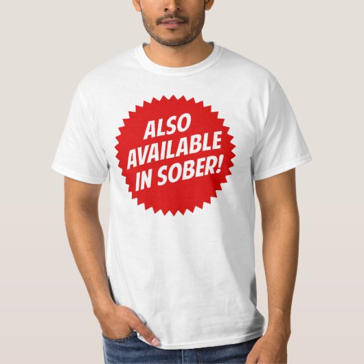 Ook beschikbaar in sober t-shirt (Voorkant)