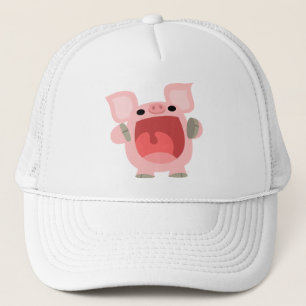 "OOK!!!" Cute Cartoon Pig Pet