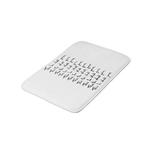 Ook dat gaat voorbij! Inspirerend prijsopgave Badmat (Gekanteld)