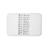 Ook dat gaat voorbij! Inspirerend prijsopgave Badmat (Voorkant)