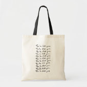 Ook dat gaat voorbij! Inspirerend prijsopgave Tote Bag (Voorkant)
