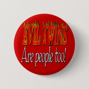 Ook de zwarte tweelingen zijn mensen! ronde button 5,7 cm