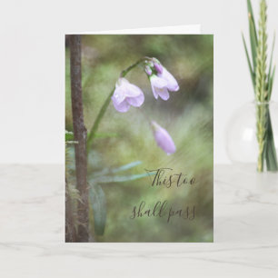 Ook dit zal een foto van het roze bos doorgeven kaart