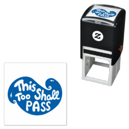 Ook dit zal handlettering typografie passeren  zelfinktende stempel