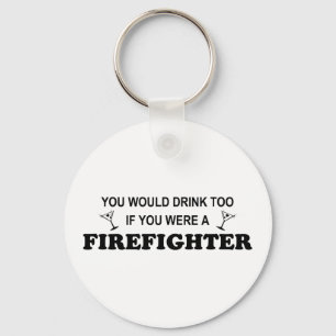 Ook Drink - brandweerman Sleutelhanger