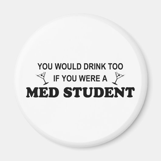 Ook Drink - Med Student Magneet (Voorkant)