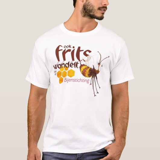 Ook Frits Wandelt T-shirt (Voorkant)