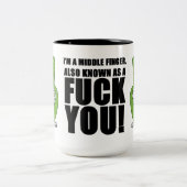 Ook gekend als... Foamy Finger Costume Mok (Center)