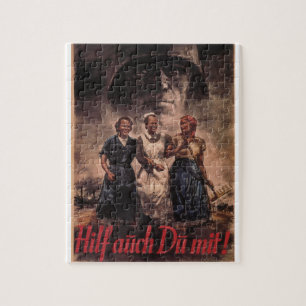 Ook jij moet helpen!_Propaganda Poster Legpuzzel