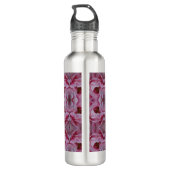 ook roze tulp waterfles  (Achterkant)