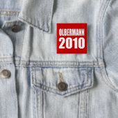 OOLBERMANN-verkiezingsgestel Vierkante Button 5,1 Cm (In situ)