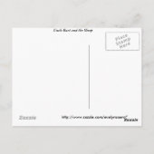Oom Bart en de Schapen Briefkaart (Achterkant)
