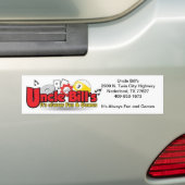 Oom Bill's Bumpersticker (Op auto)