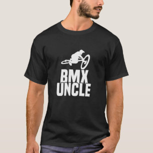 Oom BMX-fiets in de sprong T-shirt