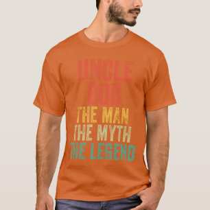 Oom Bob de man mythe legende vader vintage retro T-shirt