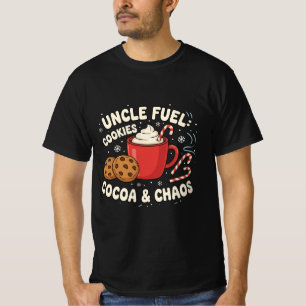Oom Brandstof: Koekjes, Cacao & Chaos   Grappige F T-shirt