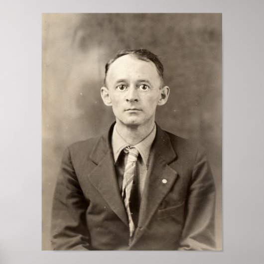 Oom Creepy -  Halloween Haunted Portret Poster (Voorkant)