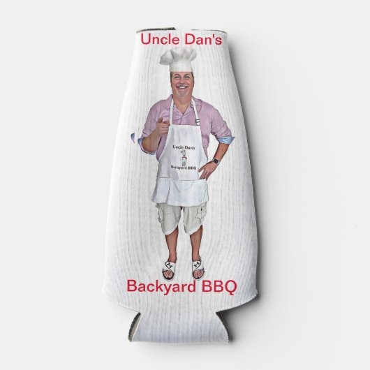 Oom Dan's achtertuin BBQ-koeler Flesjeskoeler (Voorkant)