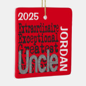 oom Extraordinaire CUSTOM Keramisch Ornament (Rechts)