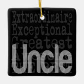 oom Extraordinaire Keramisch Ornament (Voorkant)