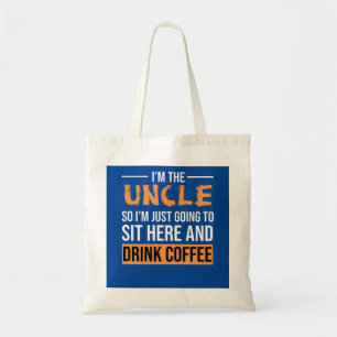 Oom Gift Ideeën   Ik ben de oom Drink Koffee Tote Bag