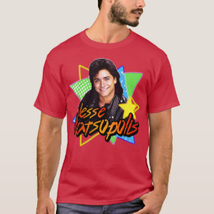 Oom Jesse Katsopolis Volledig Huis 90s Tribute T-shirt