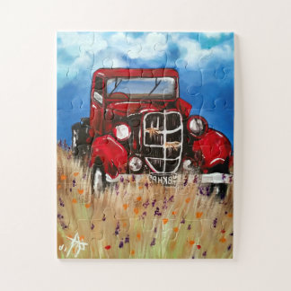 Oom John's Truck Antiek Old Work Farmer Rancher Legpuzzel