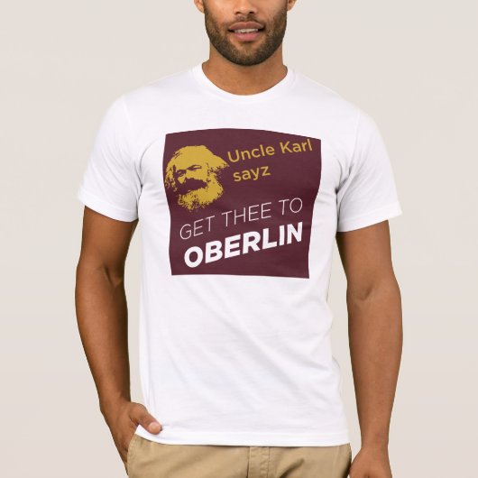 Oom Karl: licht T-shirt (Voorkant)