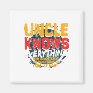 Oom kent alles Funny oom Fathers Day Gif Magneet