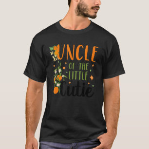 Oom Kleine Cutie Baby shower Oranje 1e verjaardag T-shirt