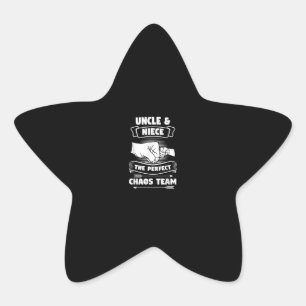 oom Niece A Perfect Chaos Team Oom Gifts Ster Sticker
