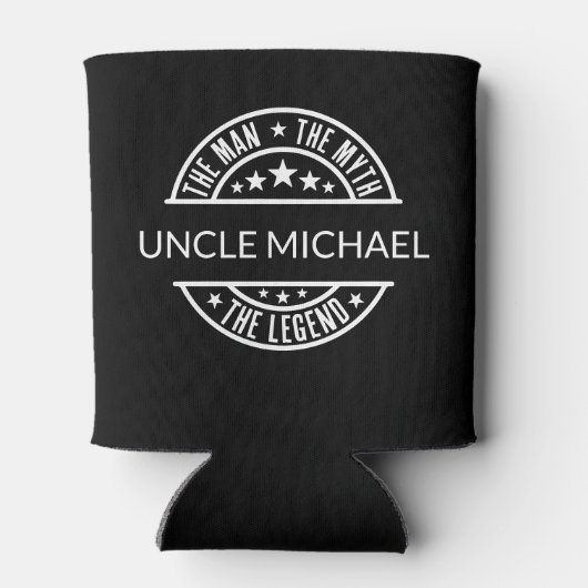 Oom noemt het Man The Myth The Legend Blikjeskoeler (Achterkant)