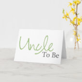 Oom om te worden (groen script) kaart (Gele Bloem)