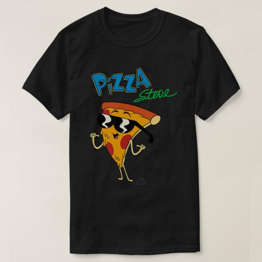 Oom opa Pizza Steve T-Shirt (Design voorkant)