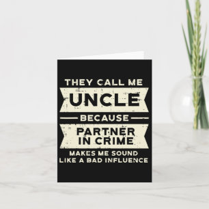 Oom Partner In Crime D Invloed Grappige Vaders D Kaart