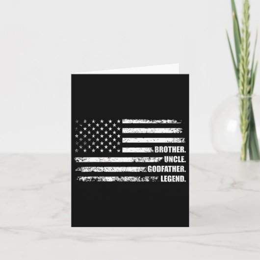 Oom peetvader legende plezier beste grappige oom kaart (Voorkant)