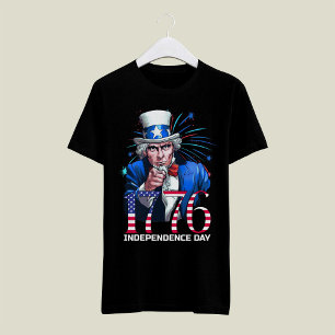 Oom Sam 1776 Onafhankelijkheidsdag T-shirt