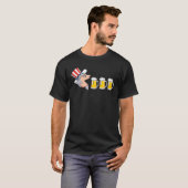 Oom Sam 4e juli grappig T-shirt (Voorkant volledig)