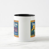 Oom Sam Apple Label (blauw) - Wapato, WA Mok (Midden)