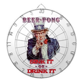 Oom Sam Beer Roze of Drink het dartboard Dartbord