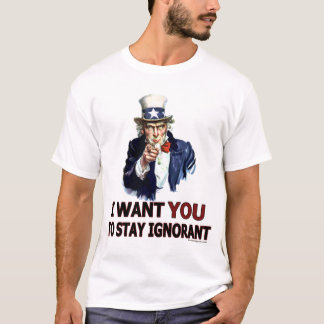 Oom Sam (Blijf onnorant) T-shirt