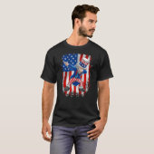 oom Sam Dab Dance 4 juli T-shirt (Voorkant volledig)