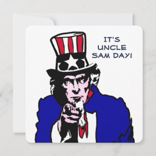 Oom Sam Dag Kaart