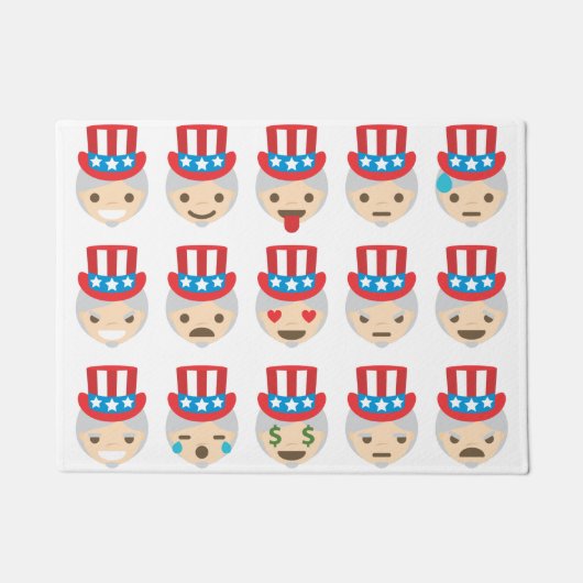 oom sam emoji doormat deurmat (Voorkant)