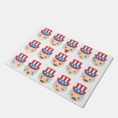 oom sam emoji doormat deurmat (Schuin)