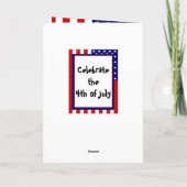 Oom Sam en de kinder! Kaart (Achterkant)