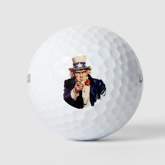 Oom Sam golfbal! Golfballen (Voorkant)