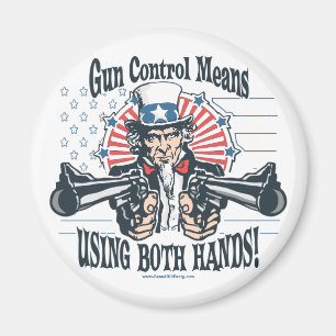 Oom Sam Gun Control Magnet Magneet