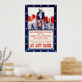 Oom Sam heeft geld nodig. Poster (Keuken)