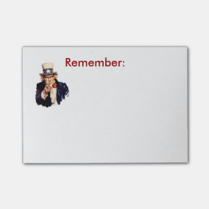 Oom Sam herinnert zich Post-it Post-it® Notes